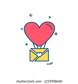 Hearts icon design vector