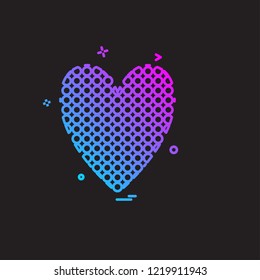 Hearts icon design vector