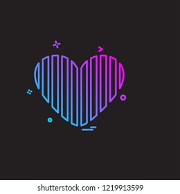 Hearts icon design vector
