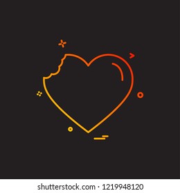 Hearts icon design vector 