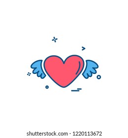 Hearts icon design vector