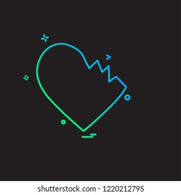 Hearts icon design vector
