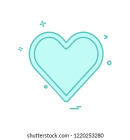 Hearts icon design vector