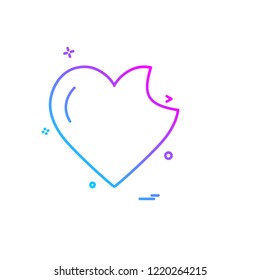 Hearts icon design vector