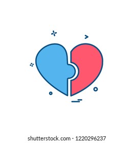 Hearts icon design vector