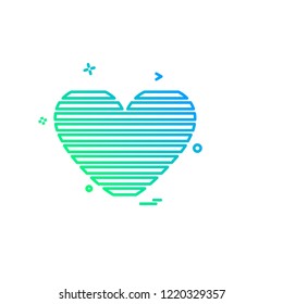 Hearts icon design vector