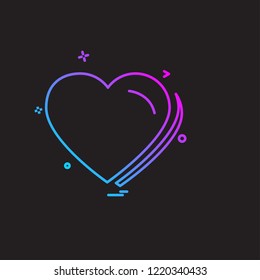 Hearts icon design vector