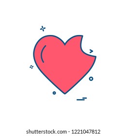 Hearts icon design vector