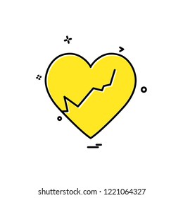 Hearts icon design vector