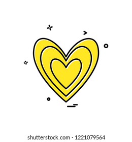 Hearts icon design vector