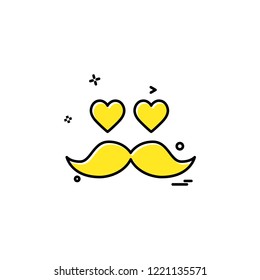 Hearts icon design vector