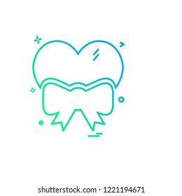 Hearts icon design vector
