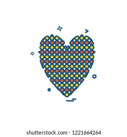 Hearts icon design vector