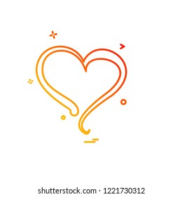 Hearts icon design vector