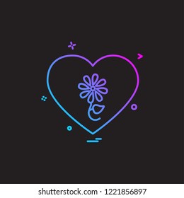 Hearts icon design vector 