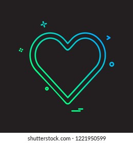 Hearts icon design vector