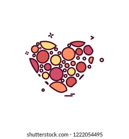 Hearts icon design vector