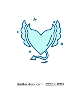Hearts icon design vector