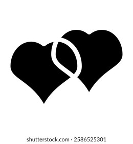 Hearts icon vector pixel perfect
