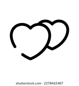 Ilustración de diseño de símbolo vector de icono de corazón