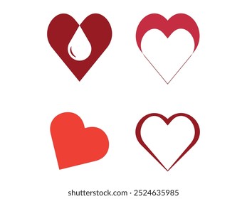 Hearts Icon Vectors Illustrations Free Download