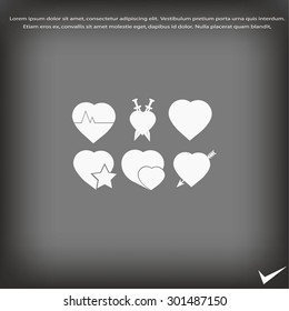 hearts icons 