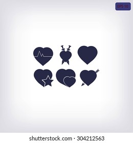hearts icons 