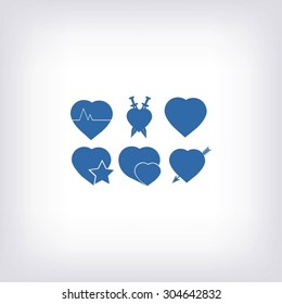 hearts icons 