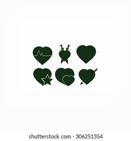 hearts icons 