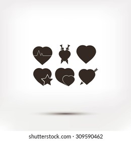 hearts icons 