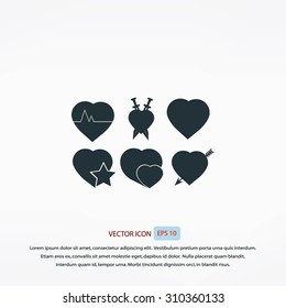 hearts icons 