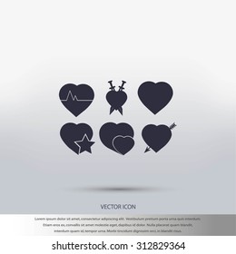 hearts icons 