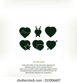hearts icons 