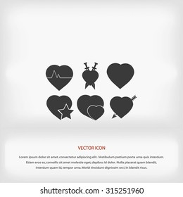 hearts icons 