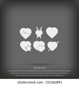 hearts icons 