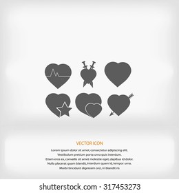 hearts icons 