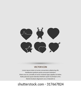 hearts icons 