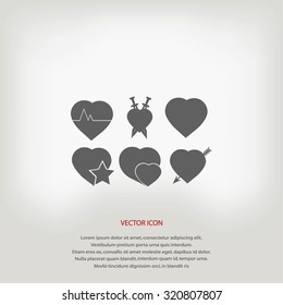 hearts icons 