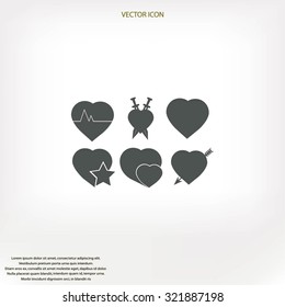 hearts icons 