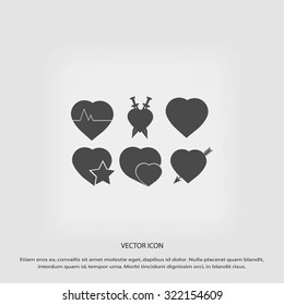 hearts icons 
