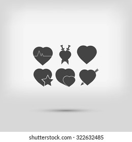 hearts icons 