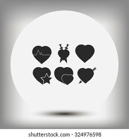 hearts icons 