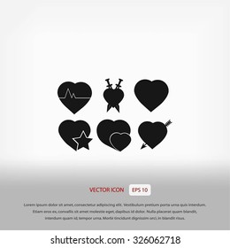 hearts icons 