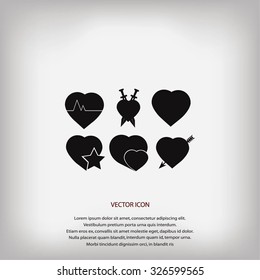 hearts icons 