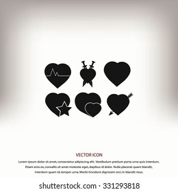 hearts icons 
