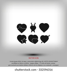 hearts icons 