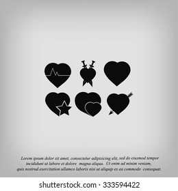 hearts icons 