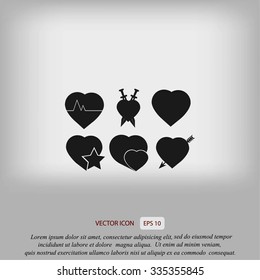 hearts icons 