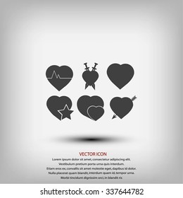 hearts icons 