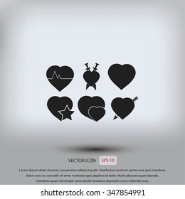 hearts icons 
